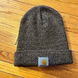 Carhartt Adult One Size Knit Cuffed Beanie Winter Hat Brown Heather